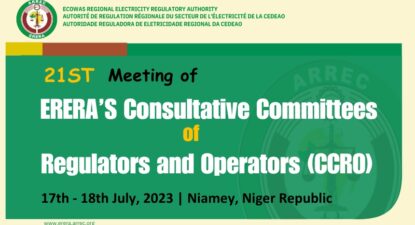 21st ERERA Consultative Committee Meeting-Niamey|July 17-18, 2023