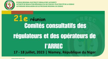 21e Réunion des Comités Consultatifs de l’ARREC-Niamey|17-18 Juillet 2023